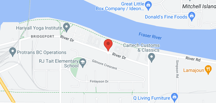 map of 36 10233 RIVER DRIVE